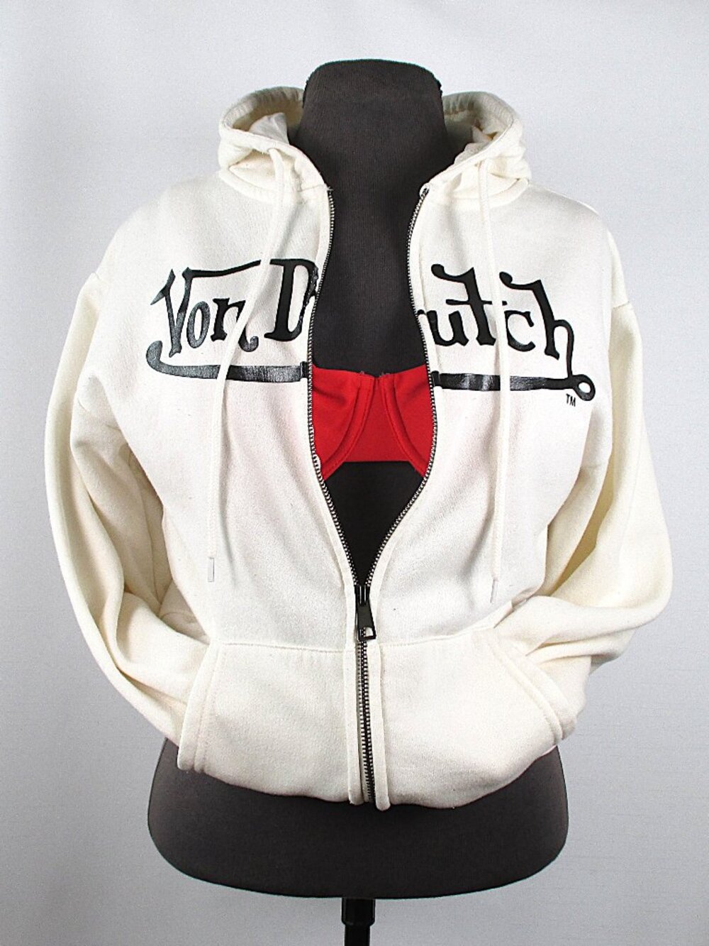 VON DUTCH ZIP FRONT HOODIE